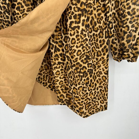 NWT Lovers + Friends Ajax Mini Dress Cheetah Leopard Print XS - Picture 6 of 11